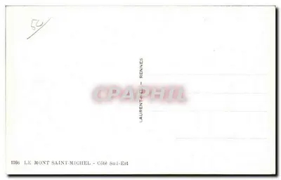 Mont Saint-Michel — Strona Południowo-Wschodnia — Laurent-Nel, Rennes — Rewers