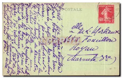 Mont-Saint-Michel — Strona Południowo-Wschodnia — Przyjazd samochodu z Genêts — n°169 — Rewers