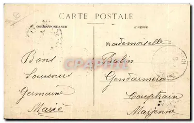 Mortain (Manche) — La Cance wśród lasu — Legoupil, wyd. Flers — Rewers