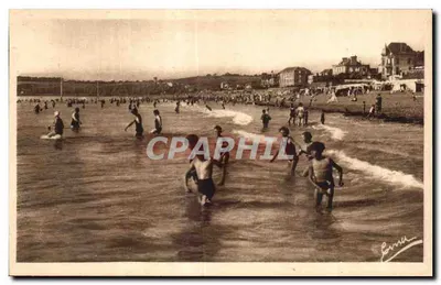 Saint-Pair-sur-Mer — O banho dos crianças — Edição E. Besjaert-Granville