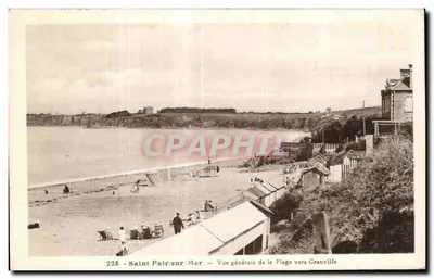 Saint Pair-sur-Mer — Vista geral da Praia em direção a Granville — editor não identificado, n° 228