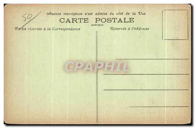 Ruínas da Abadia de HAMBYÈ (Manche) — O Portal de Entrada — H. Gaspard, Fliers - Gaule, editor — Verso