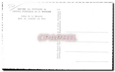 Coste della Manica — Brin de causette al Porto — Studio Bezaire-Mas, Cherbourg — Verso