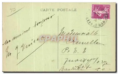 St-Vaast-la-Hougue — A Dique e a Baía — editor Beequemin-Boupsard, n° 802 — Verso