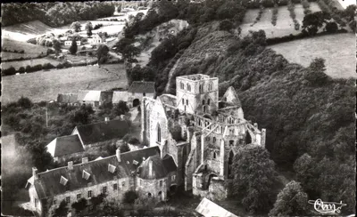 Abadia de Hambye — Vista geral — C. C. C. (C. C. C.)