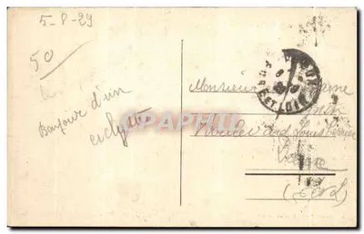 Saint-Jean-le-Thomas (Manche) — Os Rochos — Editor: C. L. B. n°6 — Verso