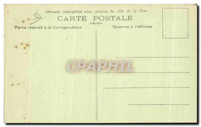 Gréville — Estátua do pintor J.-F. Millet, por Marcel Jacques — Coleção A. B., Cherbourg — Verso