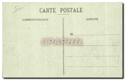 Około Cherbourgu — Zamek Tourlavelle — Kolekcja F. C., Cherbourg — Rewers