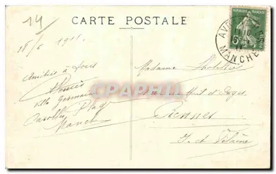 Carolles — Vallée du Lude — La Croisette — J. Paul phot. — Achterkant