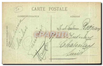 Okręg Cherbourg — OMONVILLE-la-ROGUE — Skaliste wybrzeże i Stare Fort — kolekcja E. Co. Cherbourg — Rewers