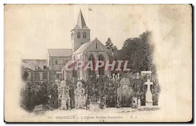 Graville — A Igreja de Santa Honória — E.j.