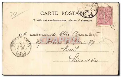 Le Vast — Le Château — De Cherbourg à Saint-Vaast-de-la-Hougue — Verso