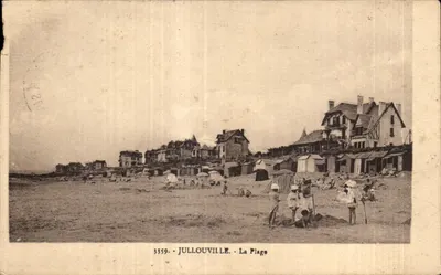 Jullouville - A Praia — Edição E. Baudry, n° 3359
