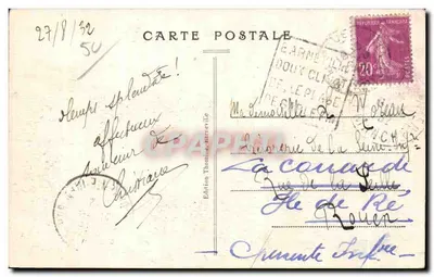 Barneville — Le Havre — Edição Thomier — Verso