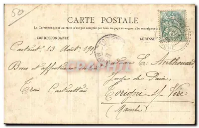 Carteret — Kąt Skał — L. Bézin, wydawca — Rewers
