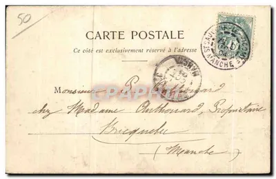 St-Sauveur-le-Vicomte — O Velho Castelo — librairie Ave Prospér — Verso