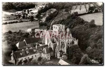 Abadia de Hambye — Vista aérea e vista da Vale da Sienne — Éditions Cômeier