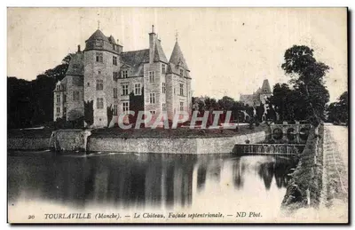 Tourlaville (Manche) — O Castelo, Fachada Setentrional — ND Phot.