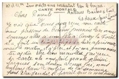 Omgeving van Tessy-sur-Vire — Het Kasteel van Bouttemont — Ed. Porqueu, Tabac — Achterkant