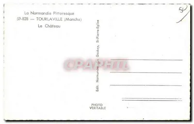O Castelo — Tourlaville (Manche) — Editor: Photo Véritable — Verso