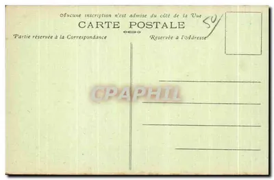 Nacqueville — Het Kasteel — Omgeving van Cherbourg — A. Becquemin-Roupeard, Uitgever, n°425 — Achterkant