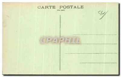 Ambiente de Cherbourg — O Cabo da HAGUE. Raz Blanchard onde afundou o Submersível « Vendémiaire » — A. Becquemie, Cherbourg — Verso