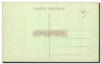 Équeurdreville — Os Rochos da Salina — Coleção A. Becquemin-Roupsard, Editor Cherbourg — Verso