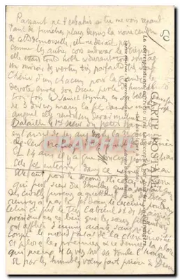 Carentan — A Igreja — F. Gosselin, editor, Carentan — Verso
