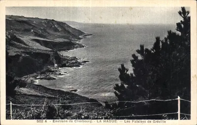 As Falésias de Gréville — Arredores de Cherbourg — LA HAGUE — n° 502 A