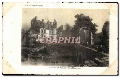 Castelo de Tourlaville (Manche) — Na Normandia — Edição Artística Supra, Paris