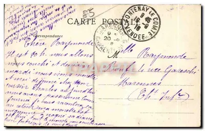 Fontenay-le-Comte — Szpital Piechoty — Nieznany wydawca, nr 205 — Rewers