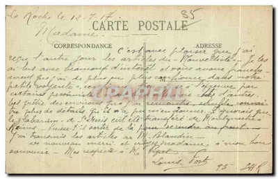 Fontenay-le-Comte — Vista geral das margens da Vienne — Coleção A. Robin — Verso
