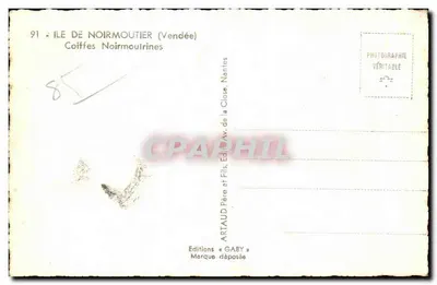 Capeles Noirmoutines — Ilha de Noirmoutier (Vendée) — Gaby — Verso