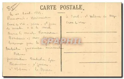 Wyspa Noirmoutier — Plaża Souzeaux — Wydawnictwo Dibamaun — Rewers