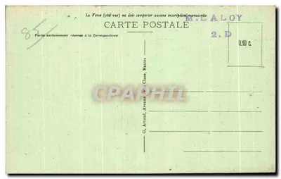 Eiland Noirmoutier - De Kerk — antieke ansichtkaart n°11, uitgegeven door M. L. ALOY — Achterkant
