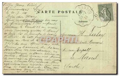 Wyspa Noirmoutier (Vendée) — Las Chaise - Przylądek Świętego Piotra — wydawca nieznany, nr 62 — Rewers