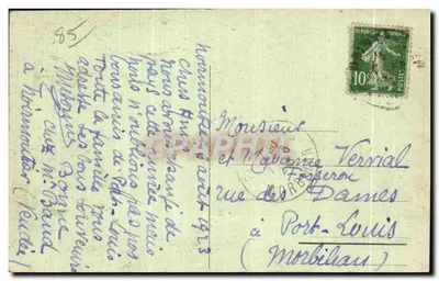 Plaża Bois de la Chaize — Noirmoutier (Vendée) — E. Delhumeau, n°28 — Rewers