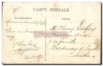 Noirmoutier - La Rada, vista desde el Bois de la Chaîze — editor A. Nozaïs, Nantes, n°34 — Reverso