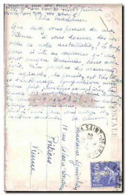 A Lângua Vermelha e a Torre Plantier — Noirmoutier — série 171 — Verso