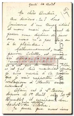 Wyspa Ile-d'Yeu — Brzeg Ker-Danlau — Wyd. Maurice, nr 754 — Rewers