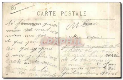 Les Sables-d'Olonne — Kąt Chaume — Listou/six, Wydawca — Wewnętrzna reprodukcja — Rewers