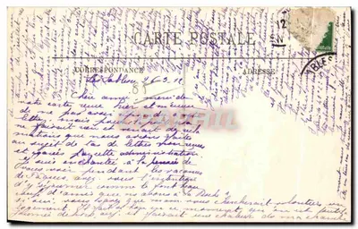 Les Sables-d'Olonne — Vista geral da Praia — LL — Verso