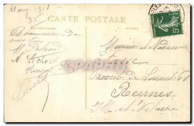 LES SABLES-D'OLONNE — Portał renesansowy kościoła — Wydawnictwo Nowych Galerii n°240 — Rewers