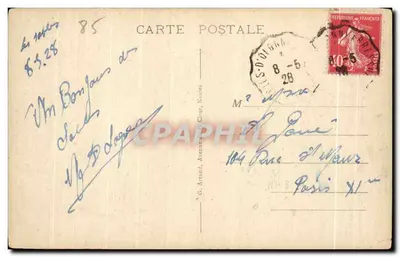 Vendedora de peixe — Traje sablais — G. Artanis, Nantes, n°6 — Verso