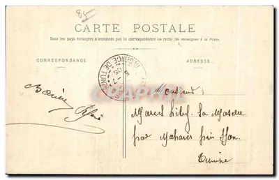 Hommage aux Sablaises — Maurice Métails, Paris — N° 1180 — Verso