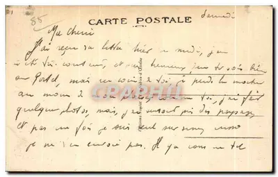 Les Sables-d'Olonne — Miejski kasyno — Wydawca: L'Anceau, nr 137 — Rewers