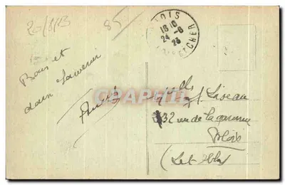 Les Sables-d'Olonne — Godzina kąpieli — Libourne, Wydawca — Depozyt Drukarstwa Niezależnego — Rewers