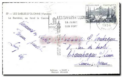 Les Sables-d'Olonne — Plaża i promenada — Wydawnictwo Gaby — Rewers