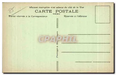 Les Sables-d'Olonne (Vendée) — De mooie sablaise hoofddoek — A. B. — Achterkant