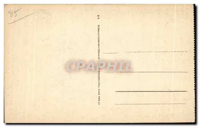 Les Sables d'Olonne - Sablaise — mulher usando chapéu de renda — editor H. 173 — Verso